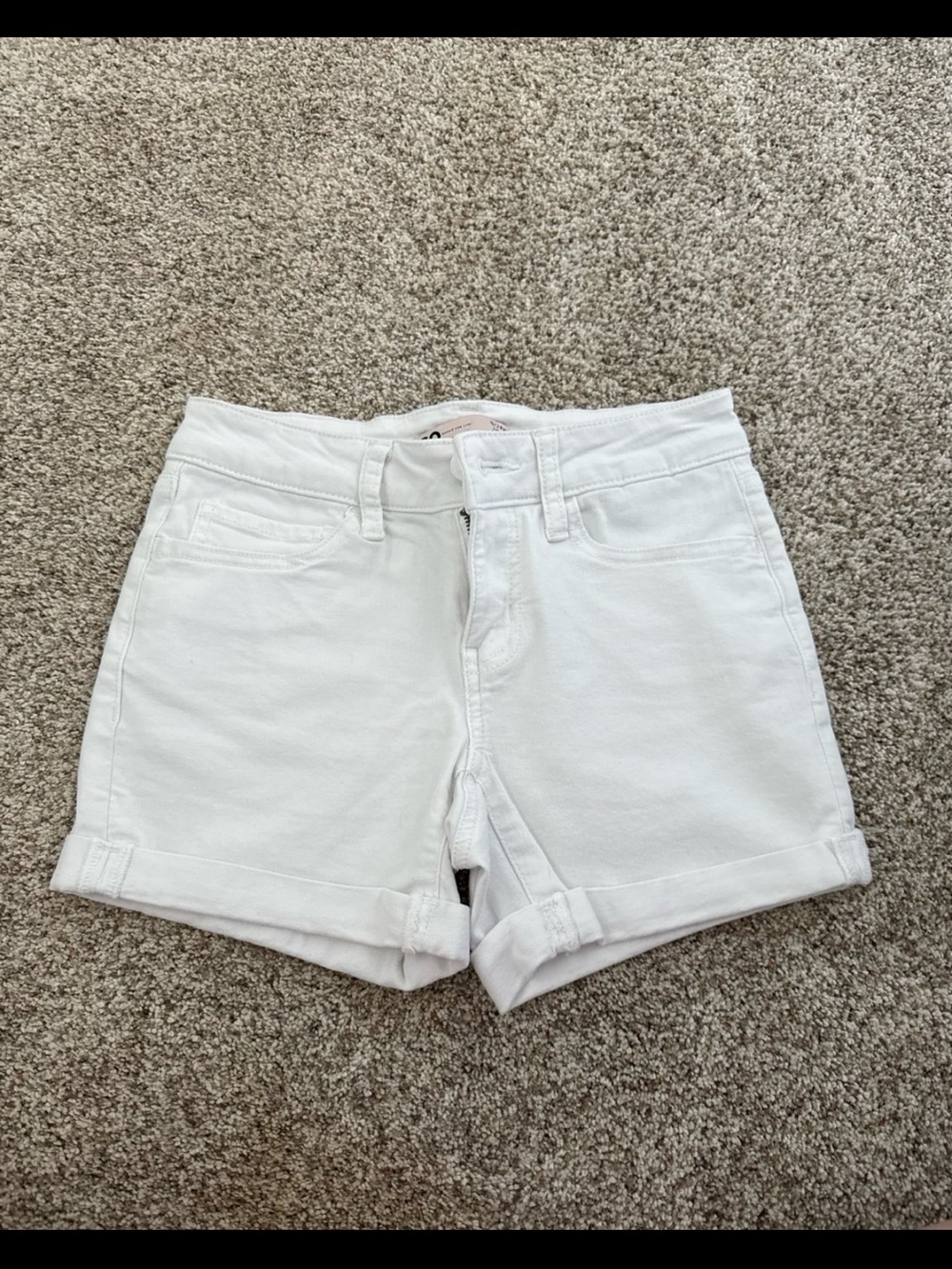 SO Jean shorts white